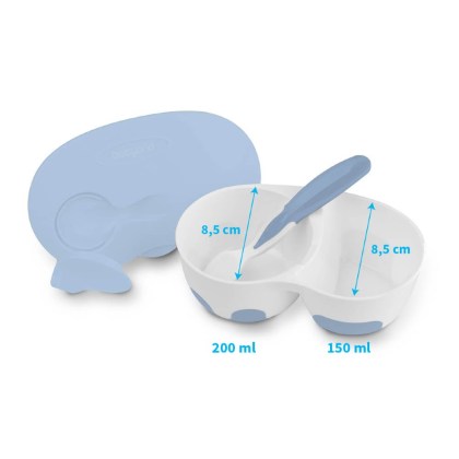 Πλαστικό μπολάκι με κουταλάκι BPA FREE
